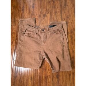 Roark Hwy 190 Denim Jeans Mens 32 x 30 Brown Relaxed Fit Carpenter Pocket Pants